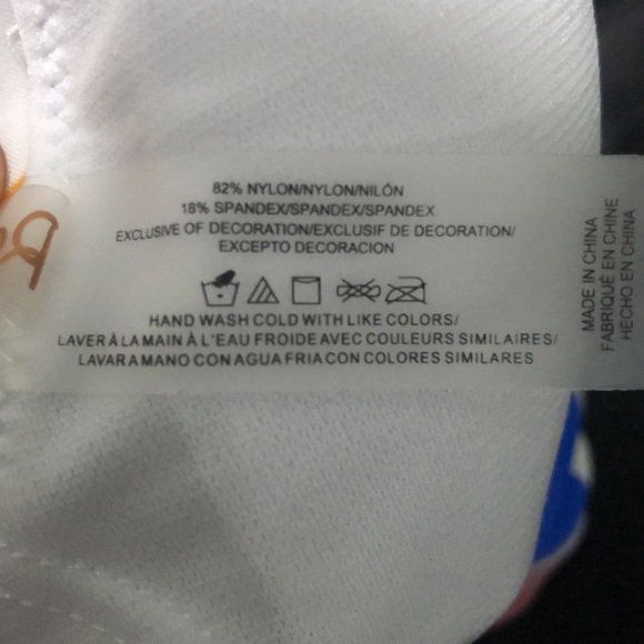 RAISINS Beach Please Anya Striped Bikini Swim Top, US Large - Picture 4 of 4